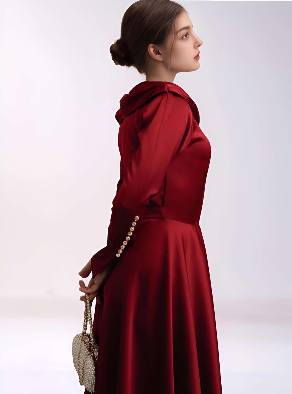 Mother Of Bride Maxi Silk Dress Elegant Long Mother Of Bride Maxi Silk Dress Elegant Long